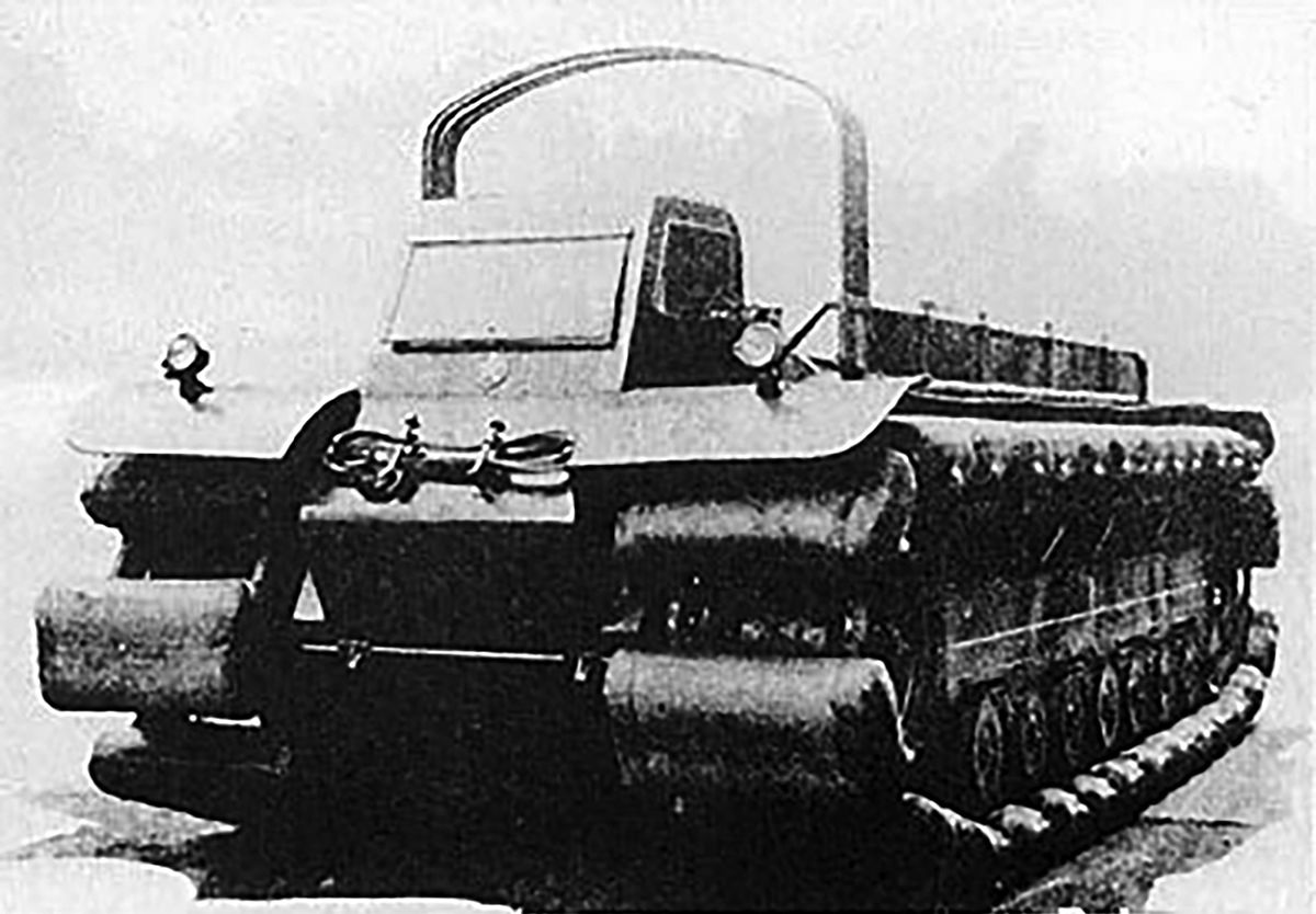 陸の珍兵器「湿地車(日本陸軍)/泥濘地作業車(陸上自衛隊